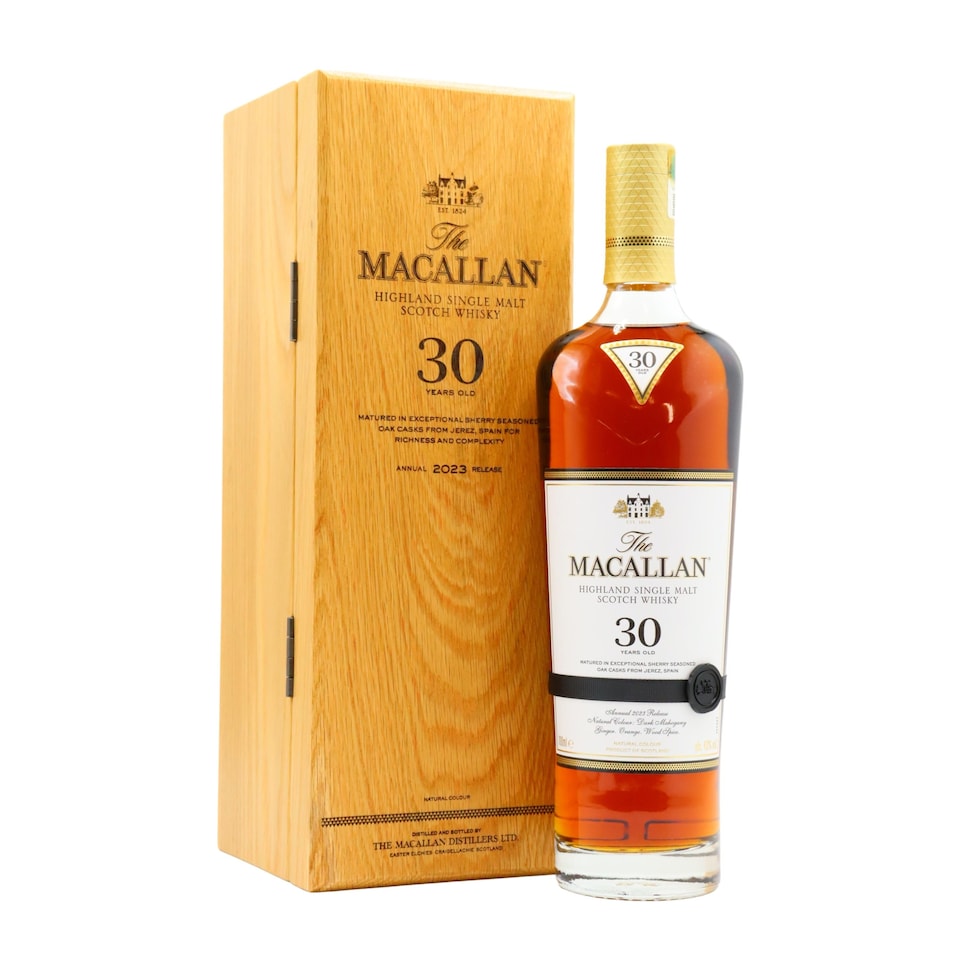 Macallan - Sherry Oak Highland Single Malt 2023 Release 30 year old Whisky
