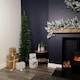 image 2 of 6ft (1.8m) Pencil Style Slim Artificial Christmas Tree in Green