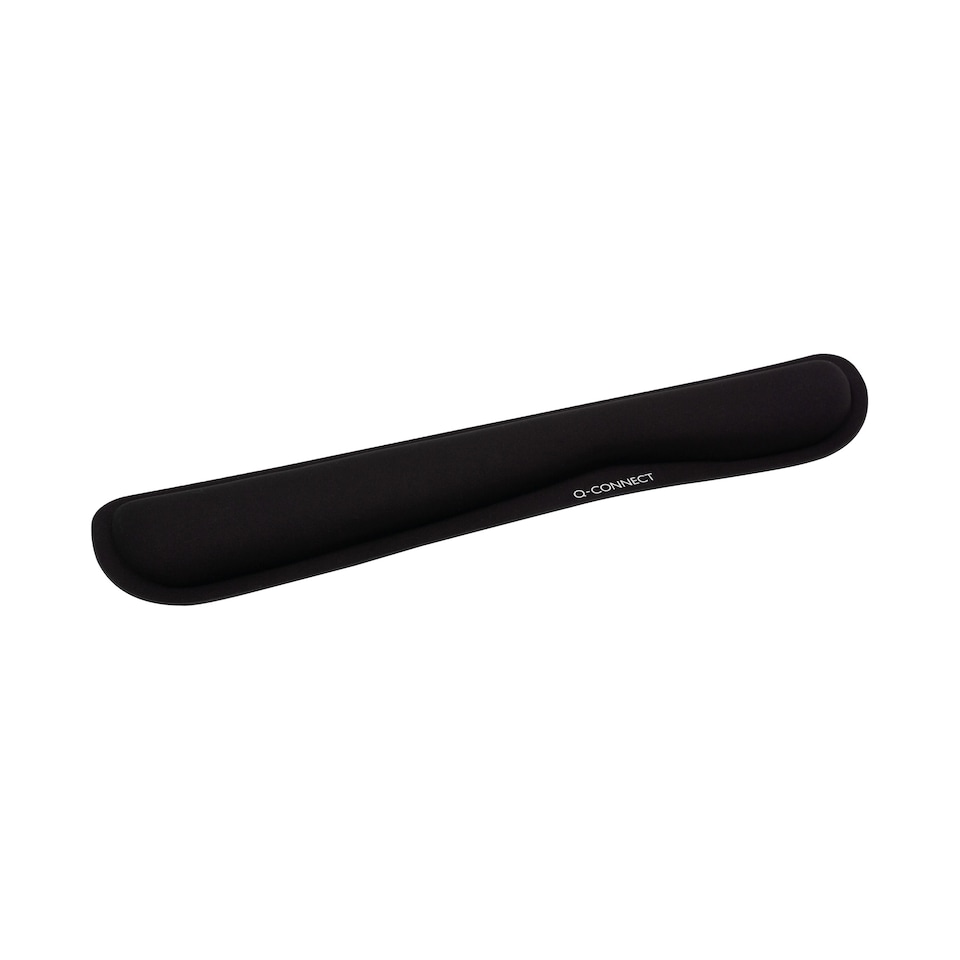 image 1 of Q Connect Memory Foam Keyboard Wrist Rest Black Anti Slip KF03684