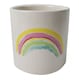 image 1 of Ceramic Rainbow Multicolour Ceramic Planter Plant Pot Botanik | Pink