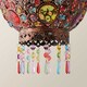 image 6 of ValueLights Bazaar Moroccan Bronze Lamp Shade Acrylic Droplets | Bronze