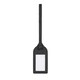 image 3 of Vinga Baltimore Recycled Polyester Luggage Tag - Black - One Size | Black