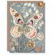 image 1 of Elegant Butterfly Wildflowers Floral Woman Her Birthday Card