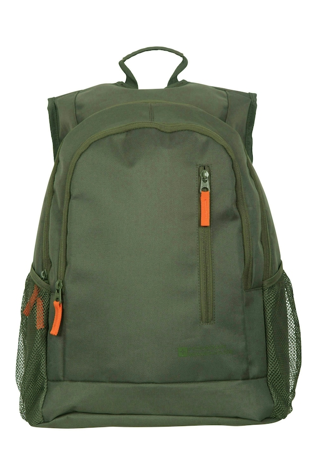 image 1 of Mountain Warehouse Fawkes Rucksack with Padded Back & Side Pockets Everyday Bag | Green | Khaki