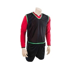 Precision Childrens/Kids Plain Mesh Training Bib - Black - 10-14 Years