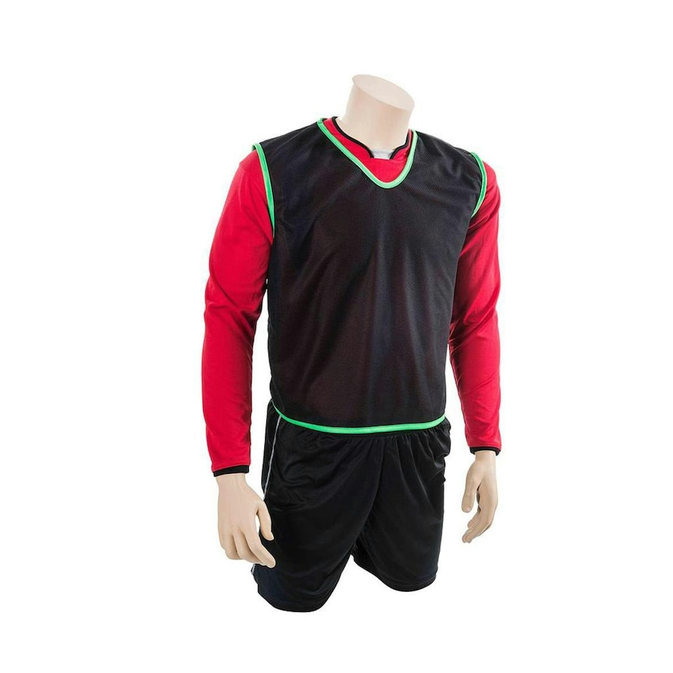 Precision Childrens/Kids Plain Mesh Training Bib - Black - 10-14 Years