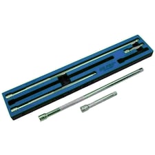 1/2" Drive Straight Extension Bar Set Extra Long 100mm - 600mm 5pc Set