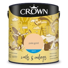 Crown Walls & Ceilings Matt 2.5L Pale Gold