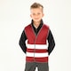 image 2 of SAFE-GUARD by Result Childrens/Kids Core Enhanced Hi-Vis Vest - Burgundy - 4-6 Years