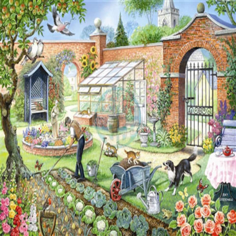 image 1 of Kitchen Garden 1000 Piece Jigsaw Puzzle