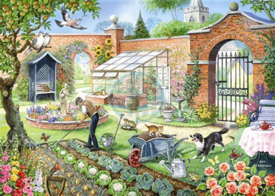 image 1 of Kitchen Garden 1000 Piece Jigsaw Puzzle