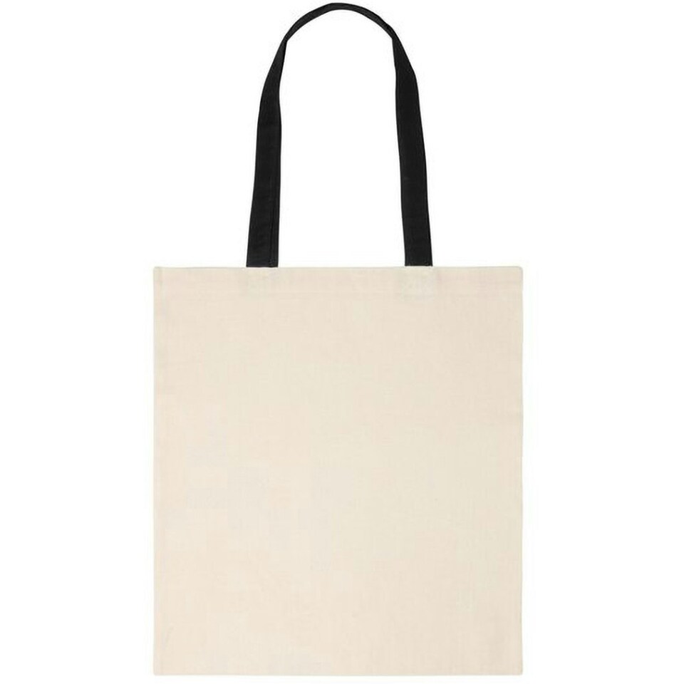 image 1 of Bullet Nevada Cotton Tote (Pack Of 2) - Natural/Navy - One Size Brown