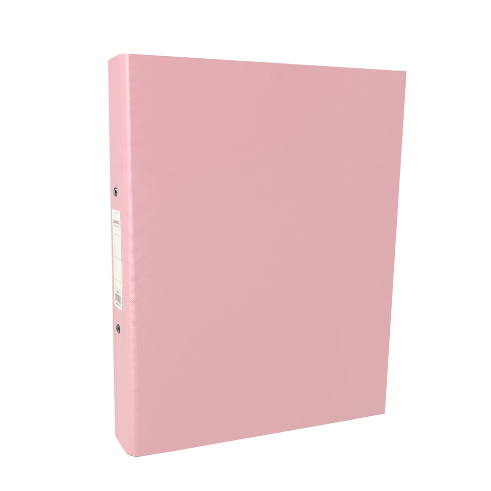 image 1 of A4 Pastel Pink Paper Over Board Ring Binder by Janrax