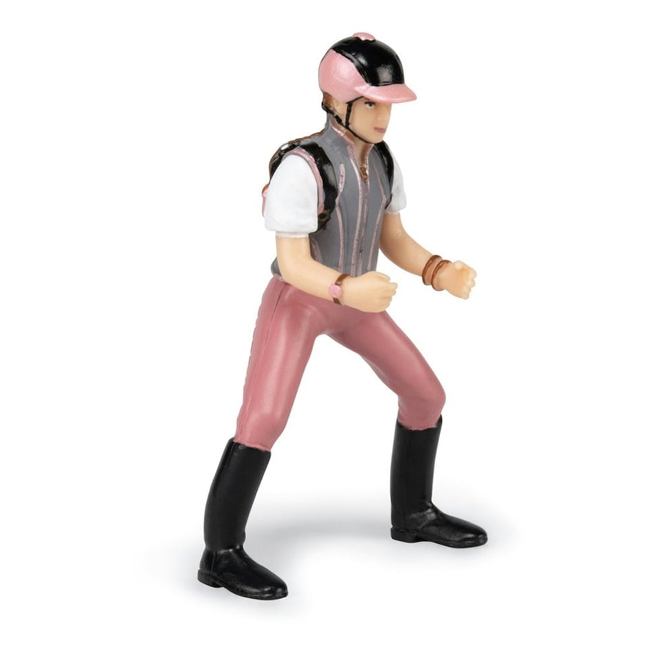 image 1 of PAPO Horse and Ponies Young Trendy Riding Girl Toy Figure