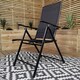 image 5 of Outdoor 2 Person Round Glass Top Garden Patio Dining Table Chairs Set