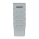image 1 of Wham Studio 5 x 720ml Square Plastic Storage Baskets Grey