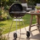 image 6 of Garden Vida Memphis Freestanding Lightweight Portable Kettle BBQ Grill - Black & Red