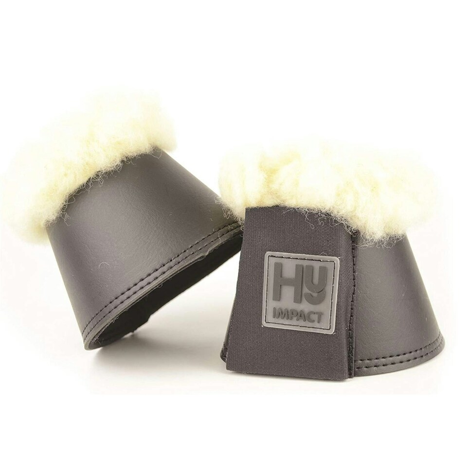 HyIMPACT Lambskin Over Reach Boots (One Pair) - Grey - L