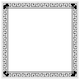 image 1 of Greek key border frame (Picture Frame) White | S