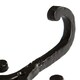 image 3 of Hammer & Tongs Wire Coat Hook - W70mm x H90mm - Black | Black | Black | One Size