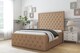 image 2 of Sloomy Vienna Latte Dumfries Bed Frame With Mattress With 50" Upholstered Headboard 3' Single