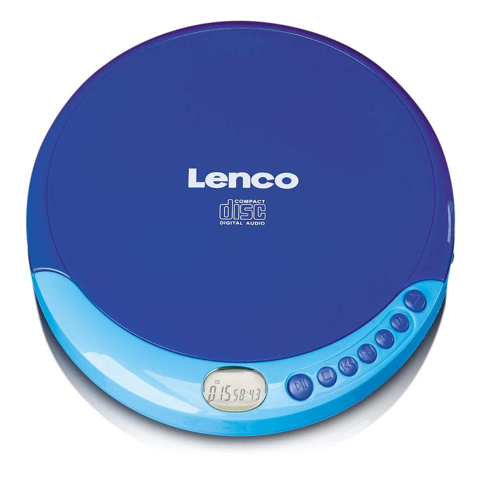 image 1 of LENCO CD-011BU - Portable CD player - Blue