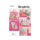 image 1 of Simplicity 9670 Paper Sewing Pattern – Accessories, Bags & Aprons, Easy Upholstery, Bag Making Pattern, Os (One Size)