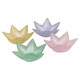 image 8 of Glass Star Shaped Nibble Bowls Decorative Serving Dishes | Multi | Two of each colour (8 Set)