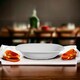 image 2 of Set of 6 Luminarc Square Opal Glass Soup Bowls | Grey | 1