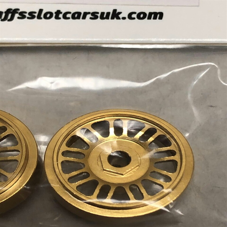 image 1 of Staffs Aluminium BBS Style Wheels in Gold 16.9x8.5mm STAFFS36