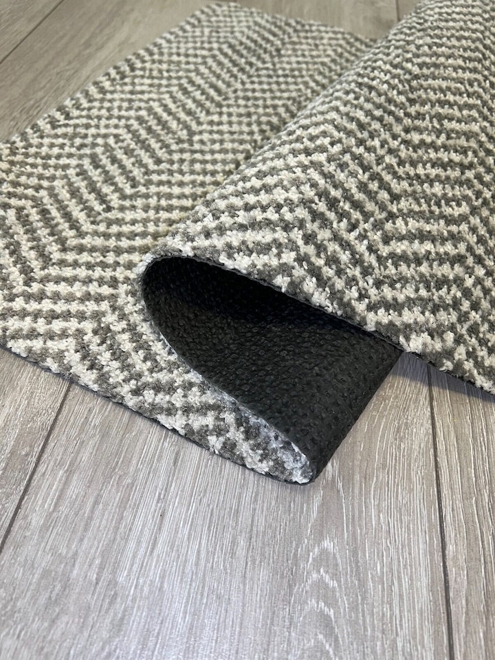 image 1 of Non Slip Herringbone Design Dirt Trapper Door Mats