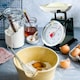 image 2 of 3kg Traditional Weighing Kitchen Scale Bowl Retro Scales Baking Black