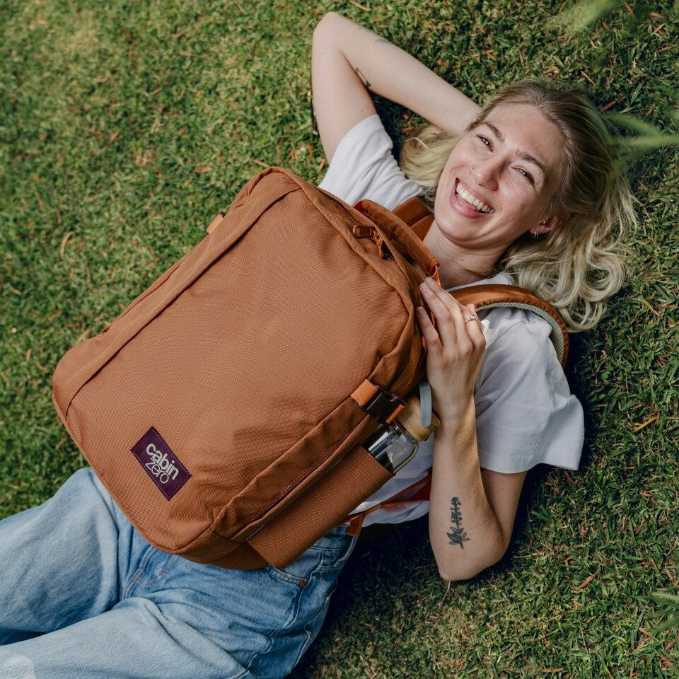 image 1 of Classic Tech Backpack 28L Cinnamon Brown