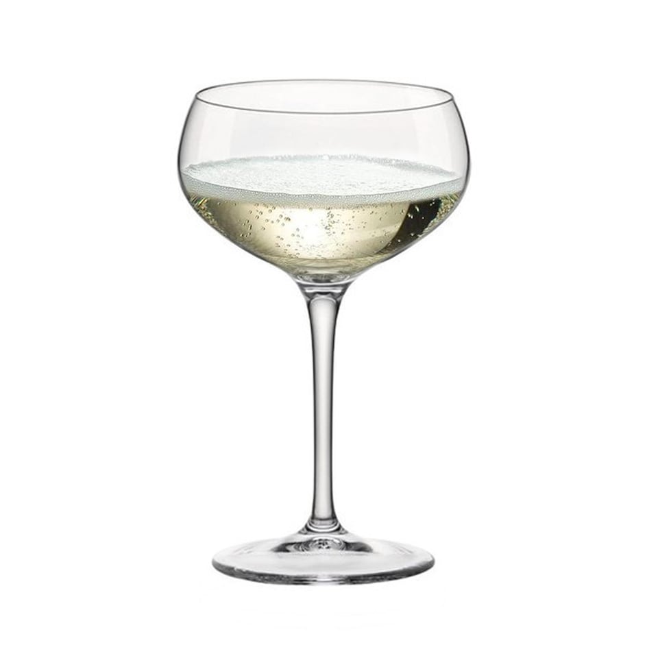 image 1 of Bormioli Rocco Bartender Glass Champagne Coupe Saucers - 305ml - Clear - Pack of 6