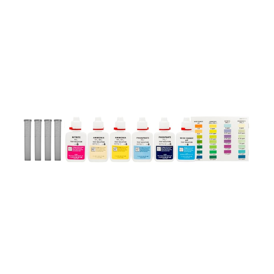 image 1 of API 500 Pond Master Test Kit Tests pH, Ammonia, Nitraite & Phosphate