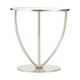image 1 of Interiors By Premier Industrial Design Silver Finish Side Table, Versatile Small Table For Livingroom, Everyday Use Lounge Table Silver