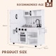 image 2 of COSTWAY Play Kitchen Toy Set Kids Kitchen Playset Chef Pretend Play Toy