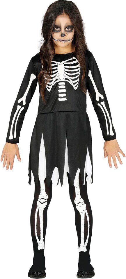 image 1 of Fancy Dress Child Skeleton - 5-6 Years