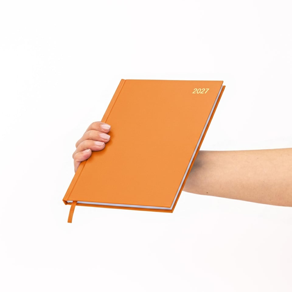 image 1 of evelay 2027 Week to View Diary A5 Orange | Orange | Orange