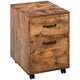 image 1 of HOMCOM Roll File Cabinet w/ Drawer, Hanging File Folder Organizer