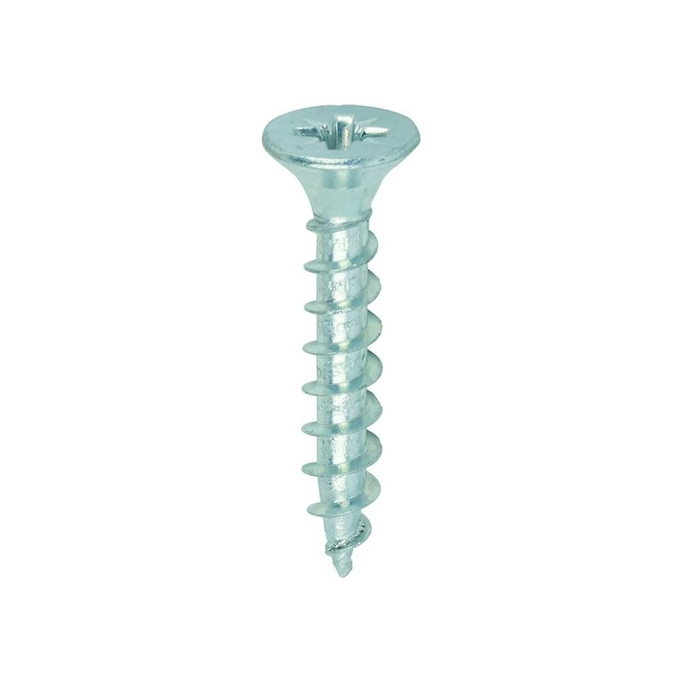 image 1 of Timco - Solo Chipboard & Woodscrews - PZ - Double Countersunk - Zinc (Size 5.0 x 30 - 200 Pieces)