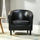 image 2 of Tub Chair Faux Leather Arm Chair