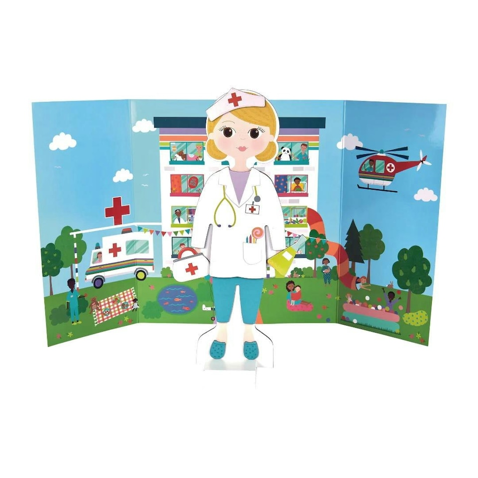 image 1 of Floss & Rock Magnetic Dress Up Doll - Florence