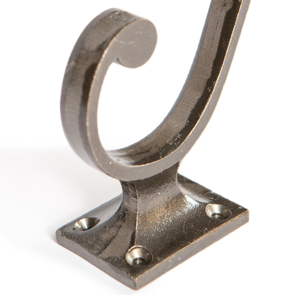 image 1 of Hammer & Tongs Square Back Hat & Coat Hook - W35mm x H105mm - Raw