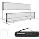 image 1 of Gr8 Home Black 5m Badminton Net Post Set Outdoor Portable Volleyball Pickleball Tennis