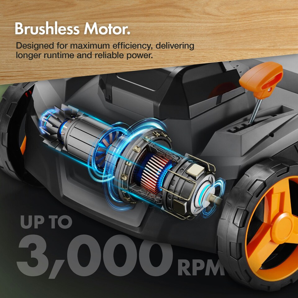 image 1 of VonHaus Lawn Scarifier Aerator Rake Cordless 40V Battery
