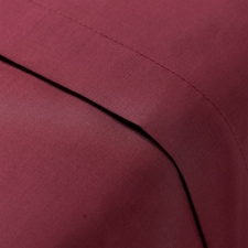Charlotte Thomas Poetry Plain Dye Plain Polycotton Flat Sheet Burgundy - 178 x 254cm