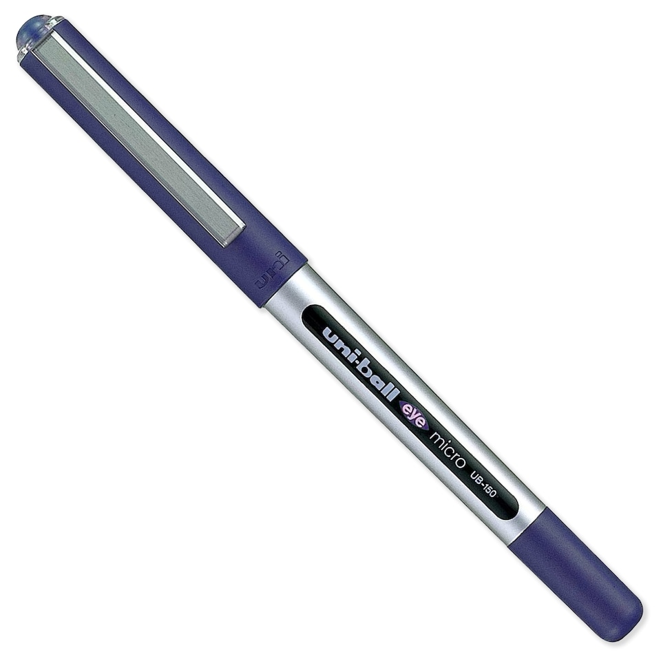 image 1 of Uni-Ball Eye UB-150 Liquid Ink Rollerball Pens 0.5mm Nib Pack of 12