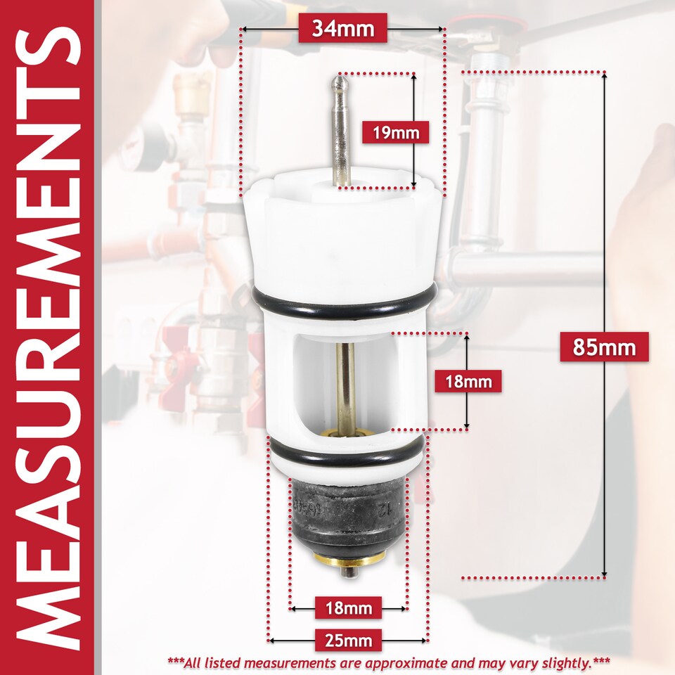 image 1 of SPARES2GO Diverter Valve Repair Cartridge for Vaillant ecoTEC turboTEC Plus Pro VUW Boiler (0020132682 / 178978)