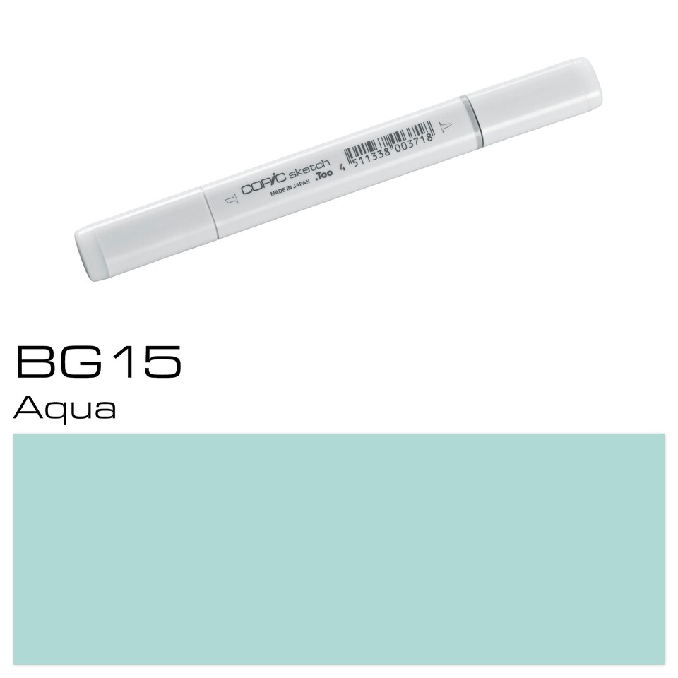 image 1 of Copic Sketch Marker, Aqua, Single Pen